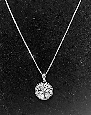 Necklace tree of life w/stones YAKK121