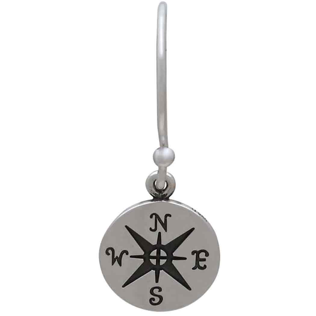 Compass Drop Earring