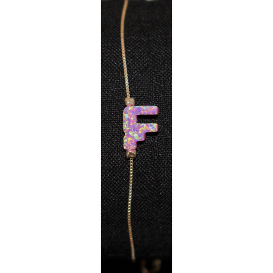 Bracelet w/chai pink opal YAOPH2B