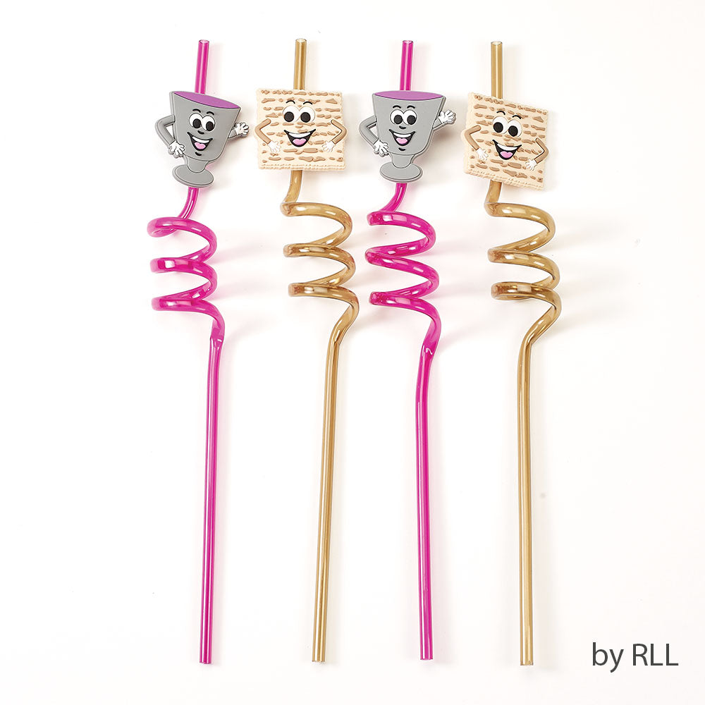 Passover Fun Straws - Cups and Matzahs
