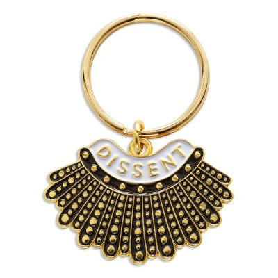 RBG Dissent Collar Keychain
