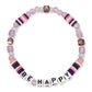 Colorful Word Bracelets