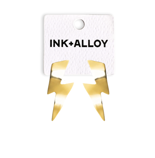 Rebecca lightning bolt earrings