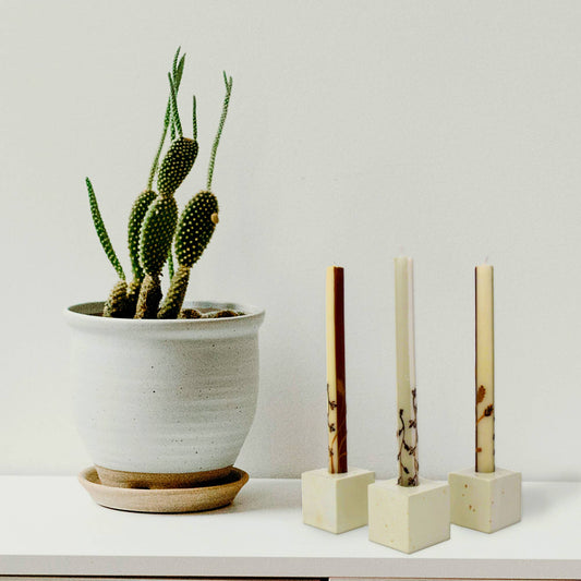 Hand Painted Dinner Candles Set - Kiwanja Design