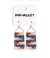 Whitney Quilted Beaded Fringe Earrings Sedona