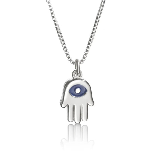 Hamsa Pendant with Blue Eye For Luck