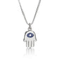 Chamsa Pendant with Blue Eye For Luck