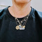 Gold Evil Eye Charm Necklace