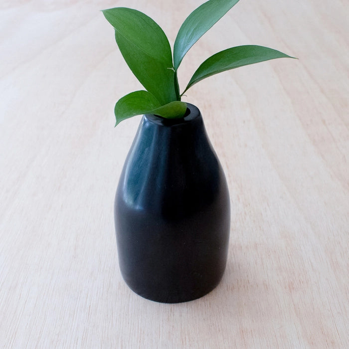 Black Stone Vase  - Large