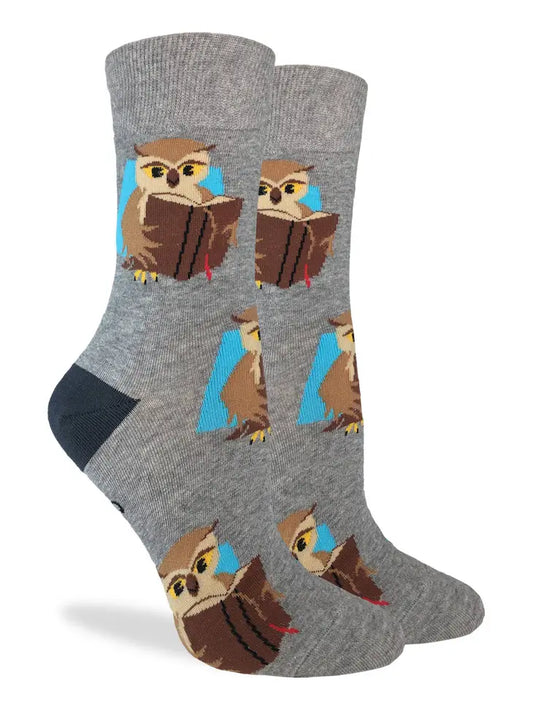 Book Owl Socks
