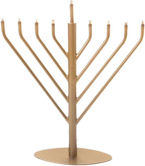 Gold Electric Menorah