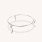 Passover Seder Plate Stand - Silver Plated - 15 Inch