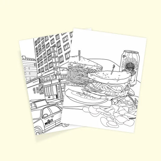Drawn Goods Coloring Books