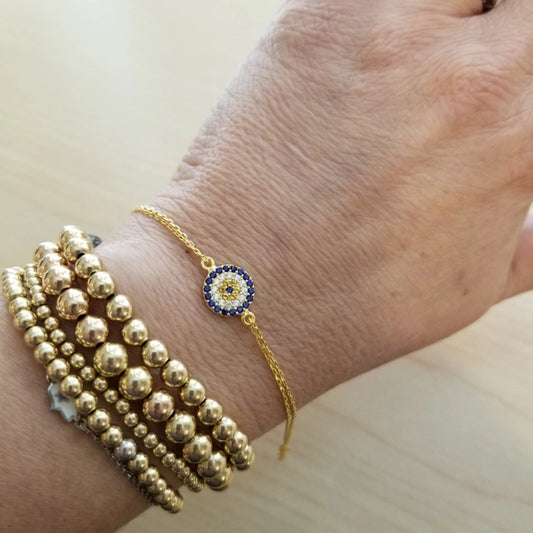 Round Evil Eye Bracelet