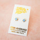 Mini Star of David Stud Earrings