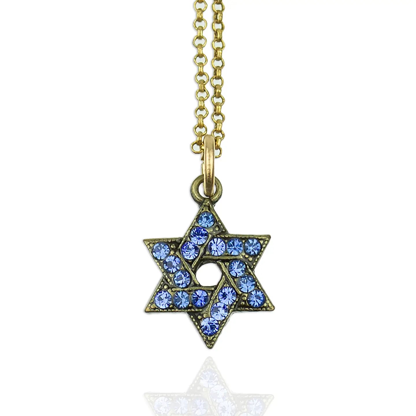 Rada Crystal Star of David Necklace