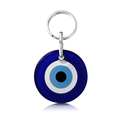 Evil Eye Glass Keychain