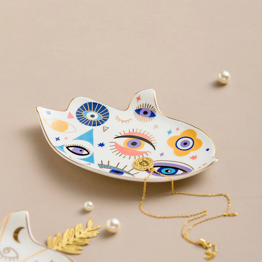 Unique Evil Eye Protection Trinket Dish