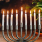 Wrought Iron Menorah