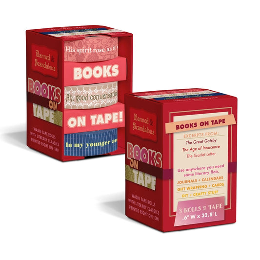 Books on Tape Washi Tape