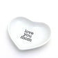 "Love You Mom" Heart Shaped Trinket Dish