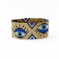 Brooklyn Evil Eye Beaded Stretch Bracelet Gold