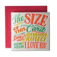 Ladyfingers Letterpress Tiny Cards