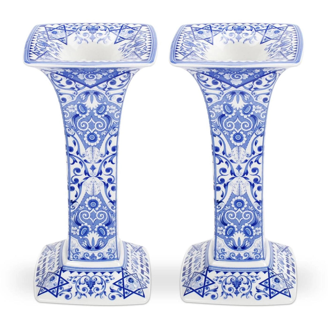Spode Sabbath Candlesticks