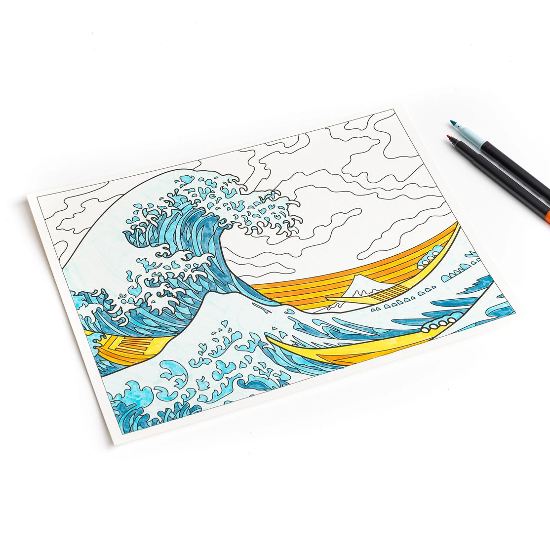 Coloring Book - Hokusai Art Prints