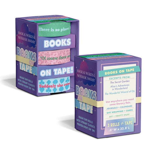 Books on Tape Washi Tape
