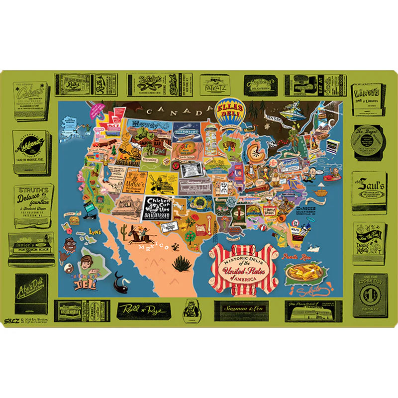 Historic Deli's of the USA Placemats