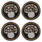 Beaded Coasters Set of 4