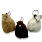 Keyring Alpaca Doll Shaped 100% Baby Keychain Mixe