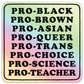 Pro-Black... Die Cut Sticker