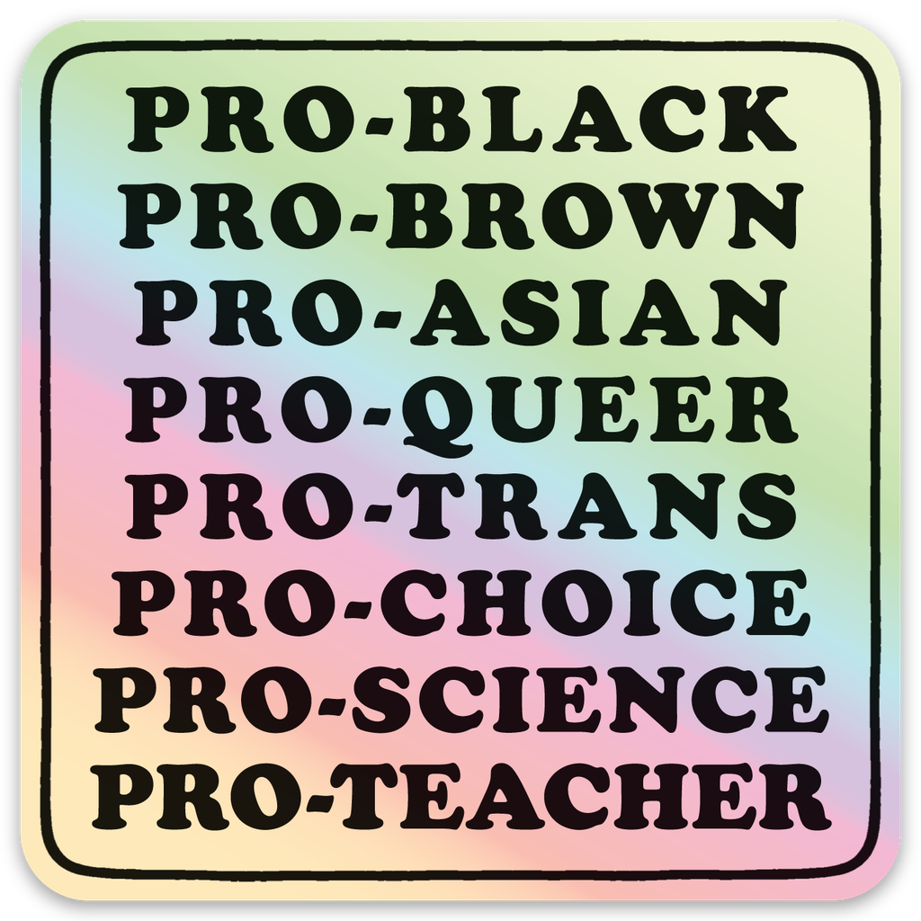 Pro-Black... Die Cut Sticker
