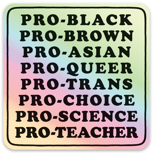 Pro-Black... Die Cut Sticker