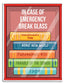 Books in Case of Emergency Break Glass Sticker