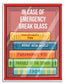 Books in Case of Emergency Break Glass Sticker