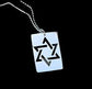 Star of David Dog Tag Necklace