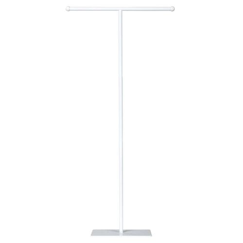 25" TALL WHITE T-BAR METAL DISPLAY