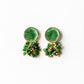 Kimberly enamel earring (green)