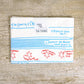 Chicago flag tea towel