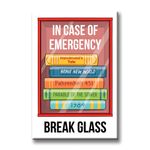 Books in Case of Emergency Break Glass Magnet