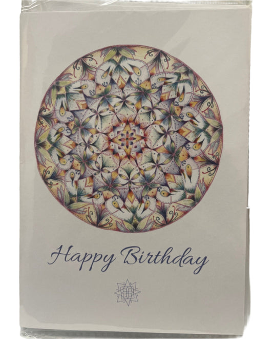 Geometric Birthday Greeting Card