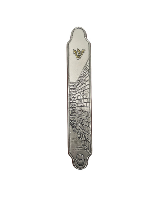 Mezuzah - Wooden and Alumin w Imagery