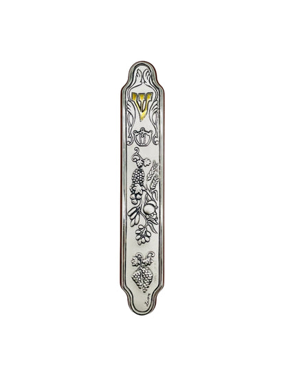 Mezuzah - Wooden and Alumin w Imagery