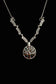 Crystal Star of David and Tree of Life Reversible Necklace
