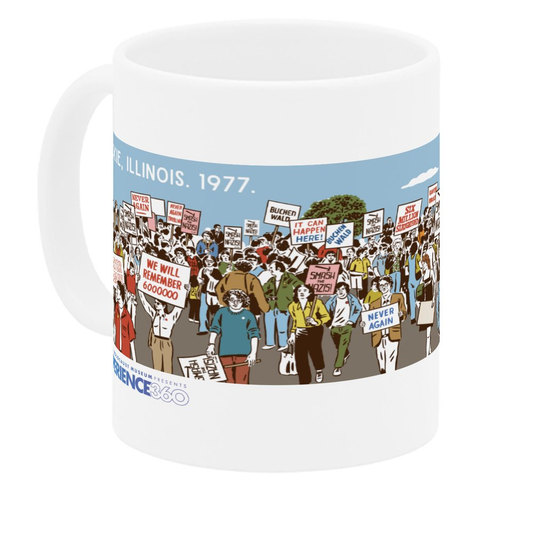 Skokie March Mural mug