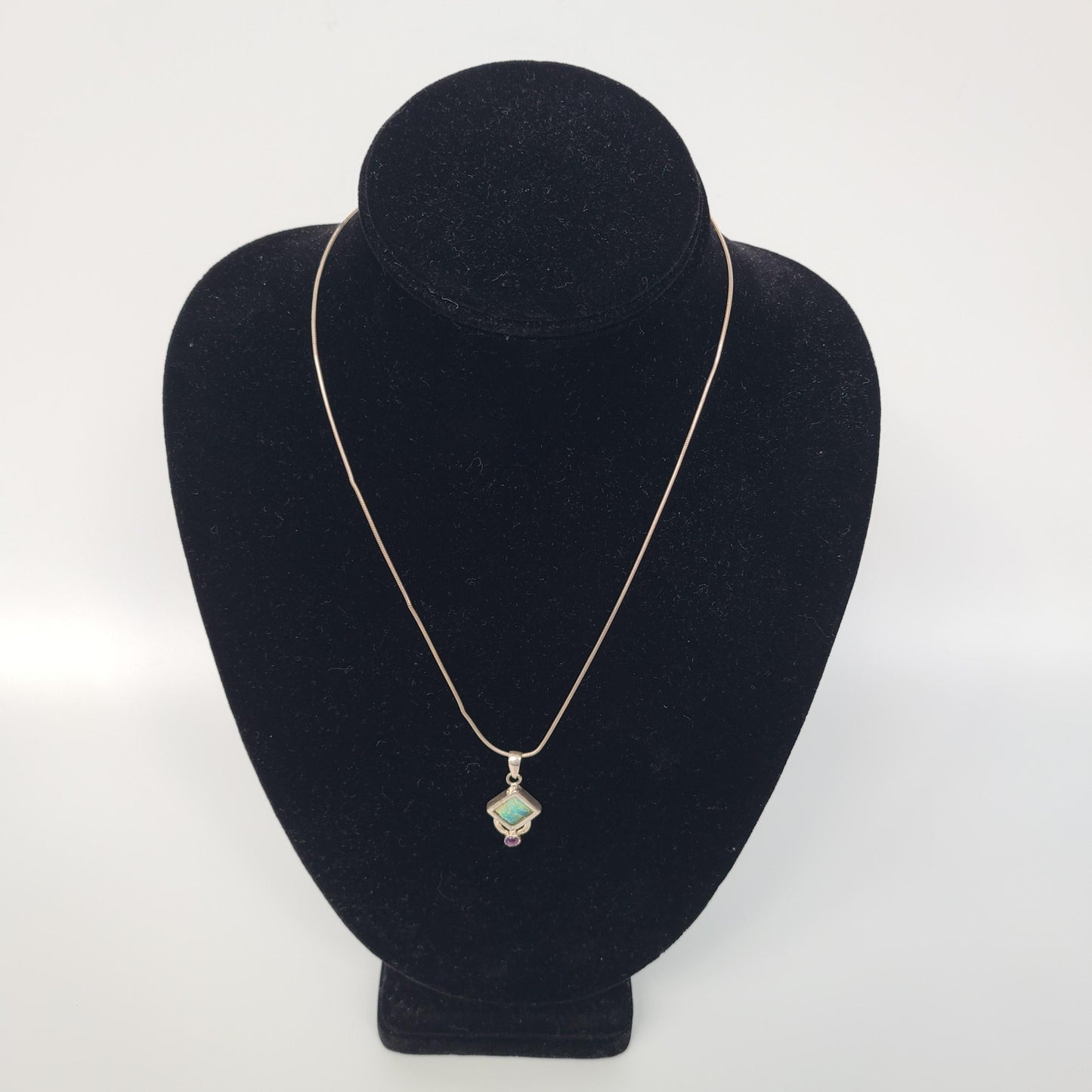 Necklace w/Roman Glass AP44AS
