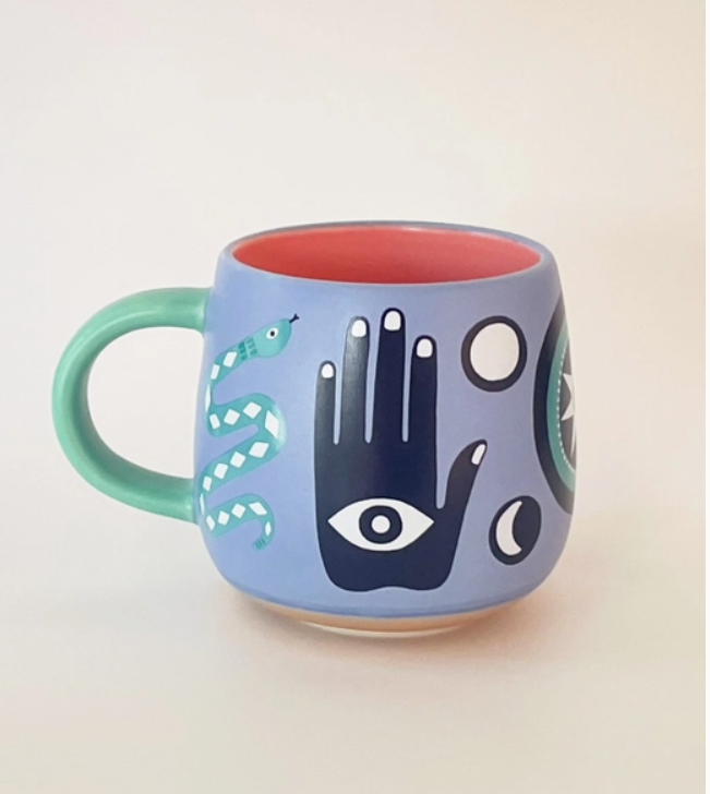 Hamsa Ceramic Mug